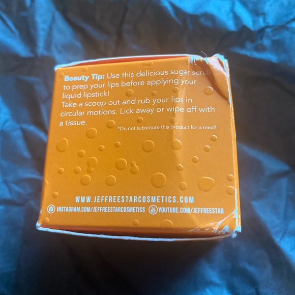 🌈NWT HP RAINBOW SHERBET” VELOUR LIP SCRUB, FROM 2018 SUMMER COLLECTION . JS🌈 - Picture 12 of 16